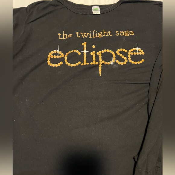 Twilight Eclipse and New Moon Black long sleeve tee Women’s Cotton - Picture 3 of 5